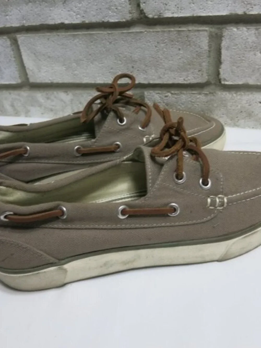 Polo Ralph Lauren Lander Canvas Boat Shoes Men's Casual Footwear Shoes Sz 8.5